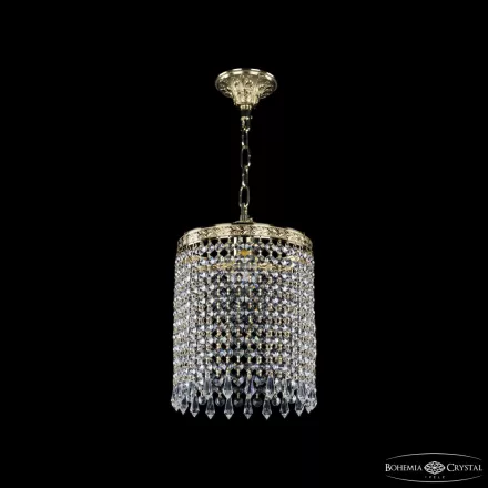 Подвесной светильник с хрусталём 19201/20IV G Drops Bohemia Ivele Crystal