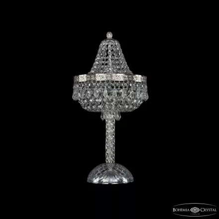 Настольная лампа хрустальная 19271L4/H/25IV Ni Bohemia Ivele Crystal
