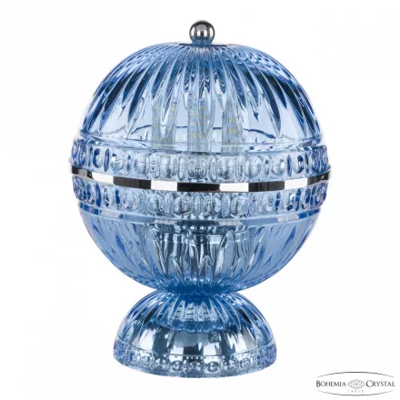 Настольная лампа хрустальная 5480L/17 Ni Aquamarine/M-1G Bohemia Ivele Crystal
