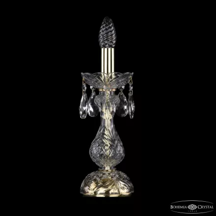 Настольная лампа хрустальная 1411L/1-31 G Bohemia Ivele Crystal