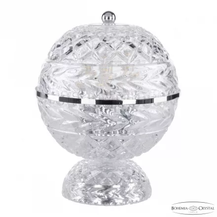 Настольная лампа хрустальная 5480L/17 Ni Clear/M-1F Bohemia Ivele Crystal